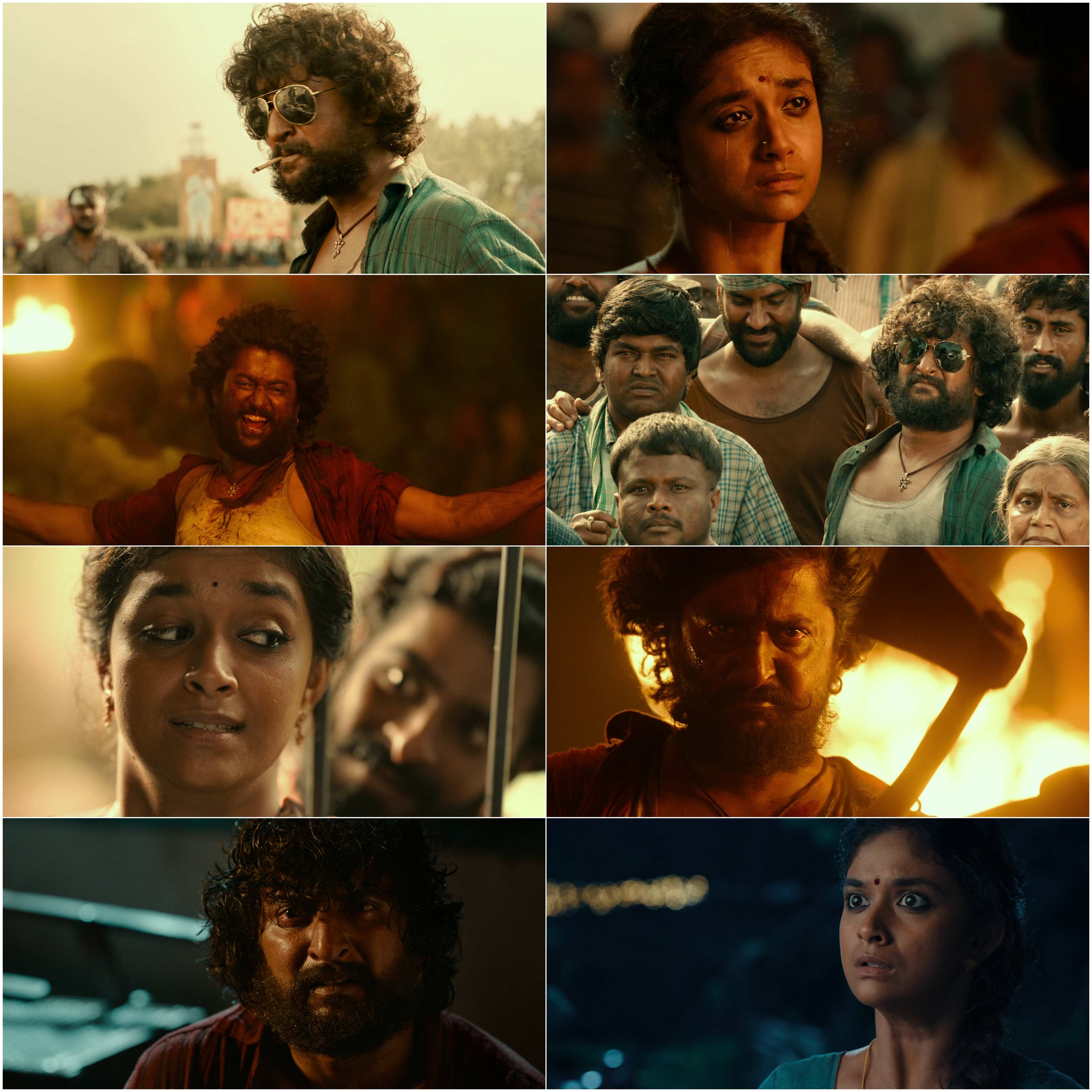 Dasara (2023) (Hindi + Telugu) Dual Audio UnCut South Movie HD ESub screenshot