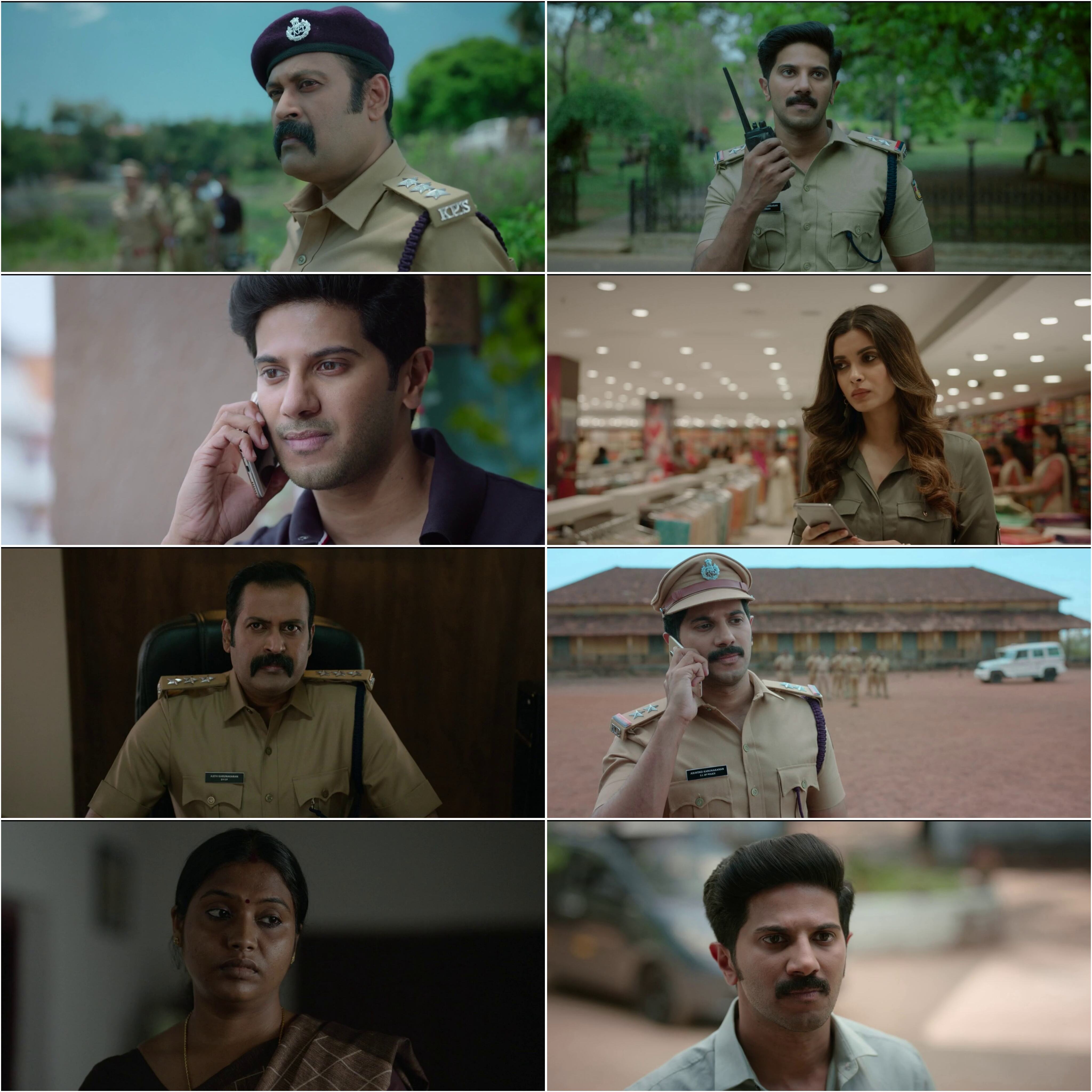 Salute (2022) (Hindi + Malayalam) Dual Audio UnCut South Movie HD ESub screenshot