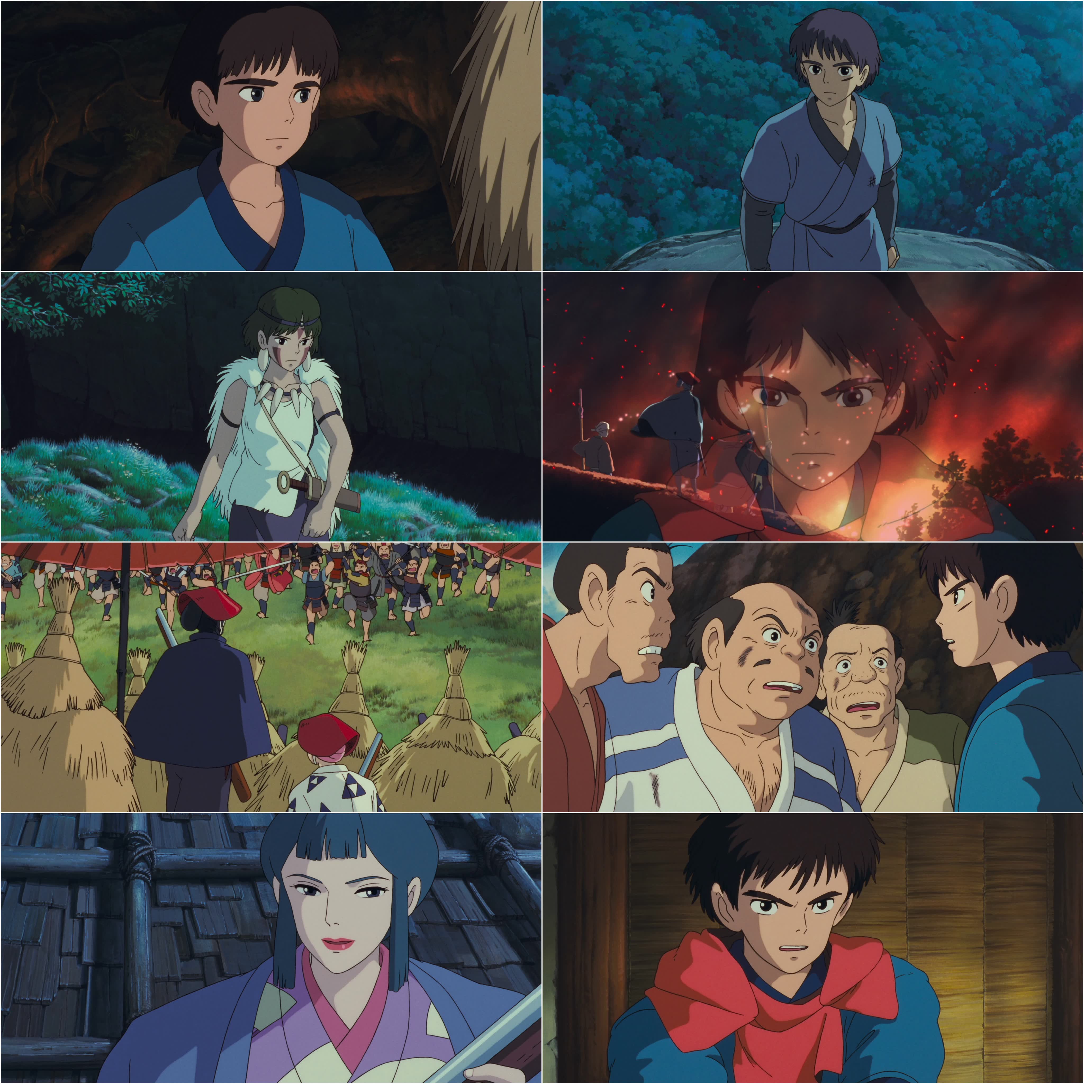 Princess Mononoke (1997) (Hindi + English) Dual Audio Japanese Animated Movie HD ESub screenshot